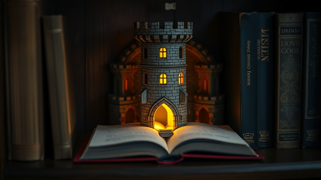 Castle & Medieval book nook kits