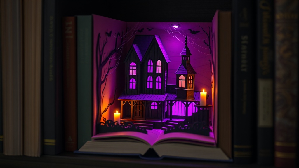 Halloween & Gothic book nook kits