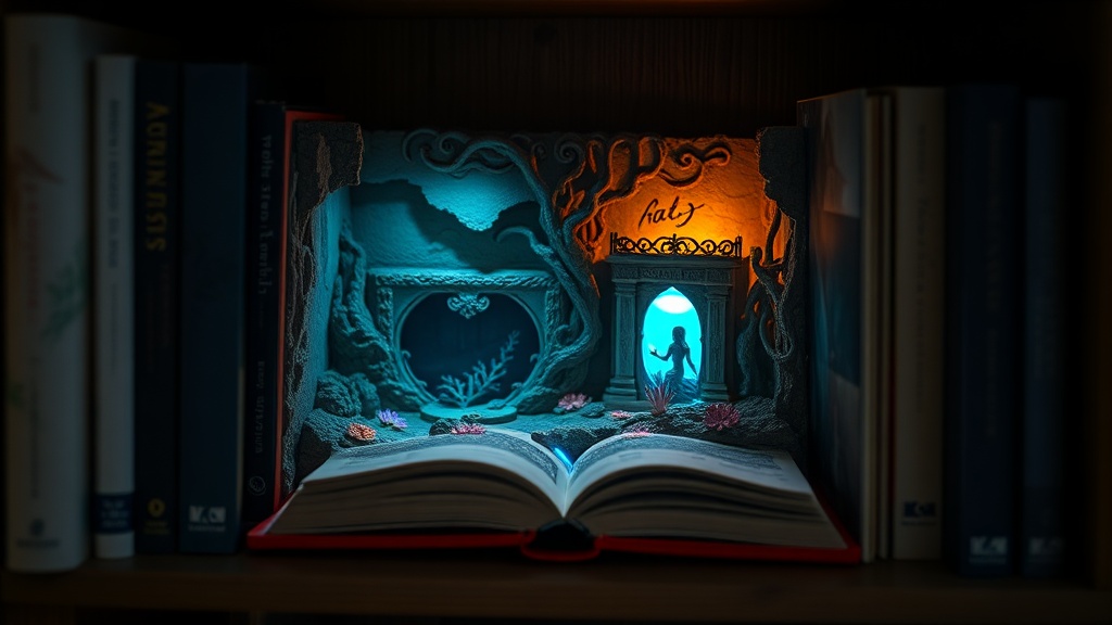 Ocean & Seaside book nook kits